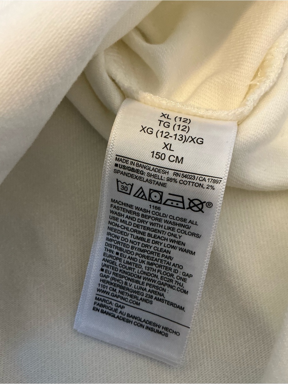 GAP Cream Ruffle-Trim Button-Front Jacket - Picture 6 of 9